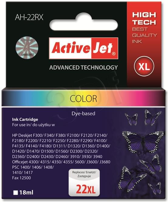 Tusz Activejet tusz AH-22RX / C9352A nr 22 (color)