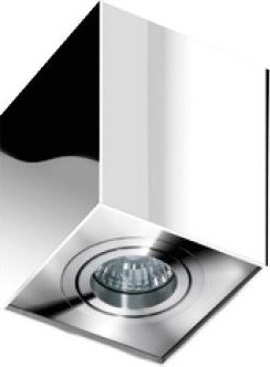 Lampa sufitowa Azzardo Lampa natynkowa kwadratowa chromowana AZzardo Eloy AZ0873