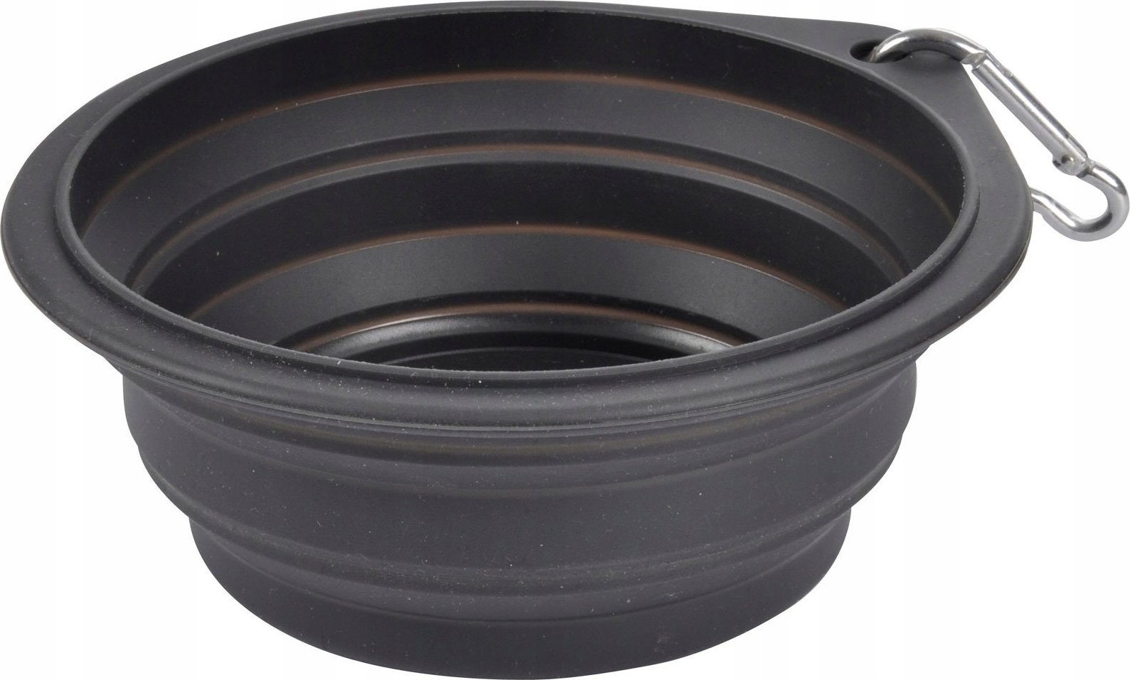 Homea Miska turystyczna dla psa i kota, składana, silikon, Ø 15 cm, ciemnoszara