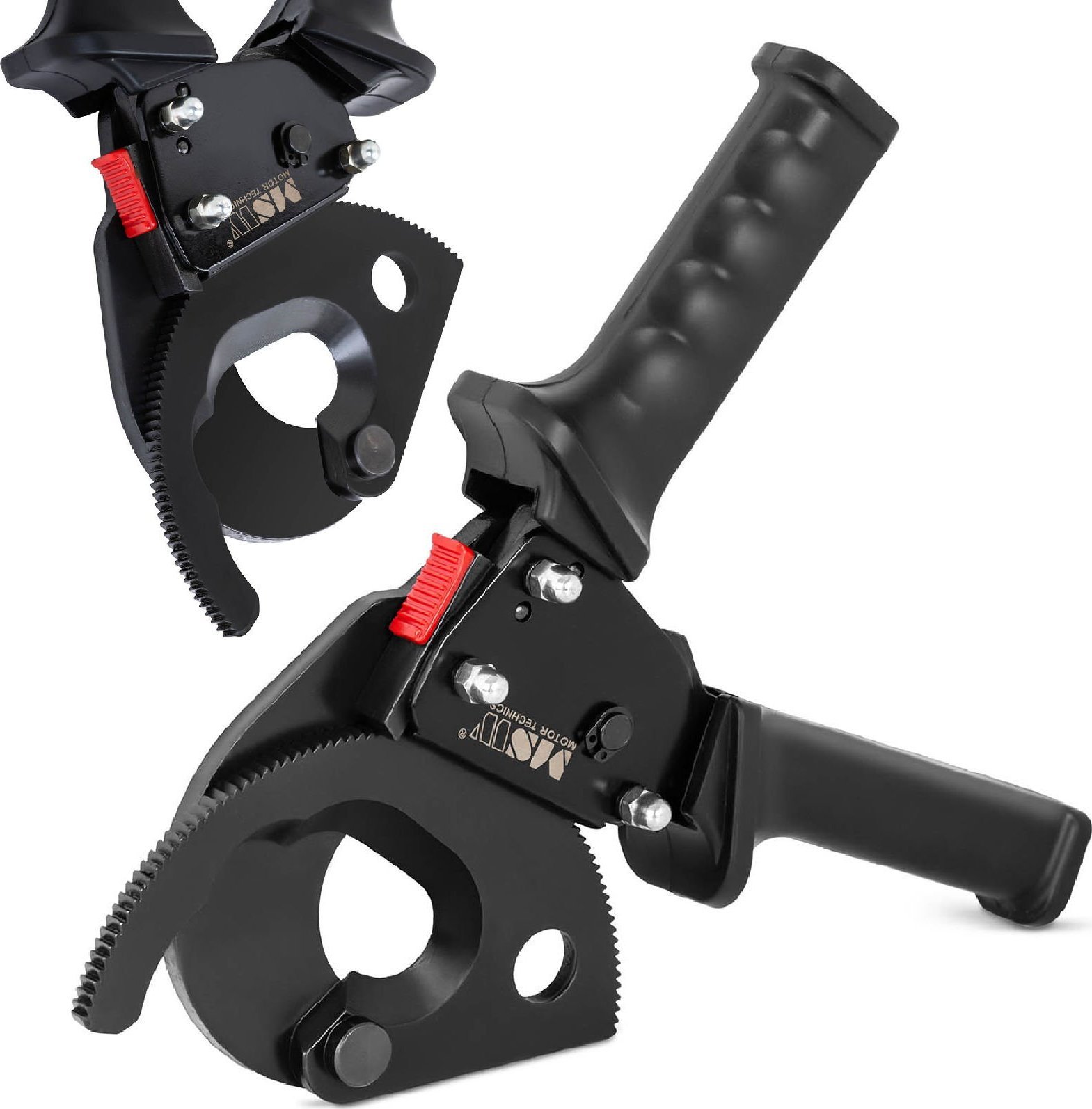 MSW Nożyce szczypce zapadkowe do kabli przewodów z uchwytem teleskopowym 400-500 mm2 Nożyce szczypce zapadkowe do kabli przewodów z uchwytem teleskopo