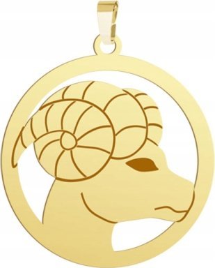 Radziszewska Jewellery Pozłacana Zawieszka Znak Zodiaku BARAN Dedykacja