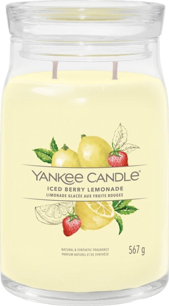 Yankee Candle Yankee Candle Signature Iced Berry Lemonade Świeca Duża 567g