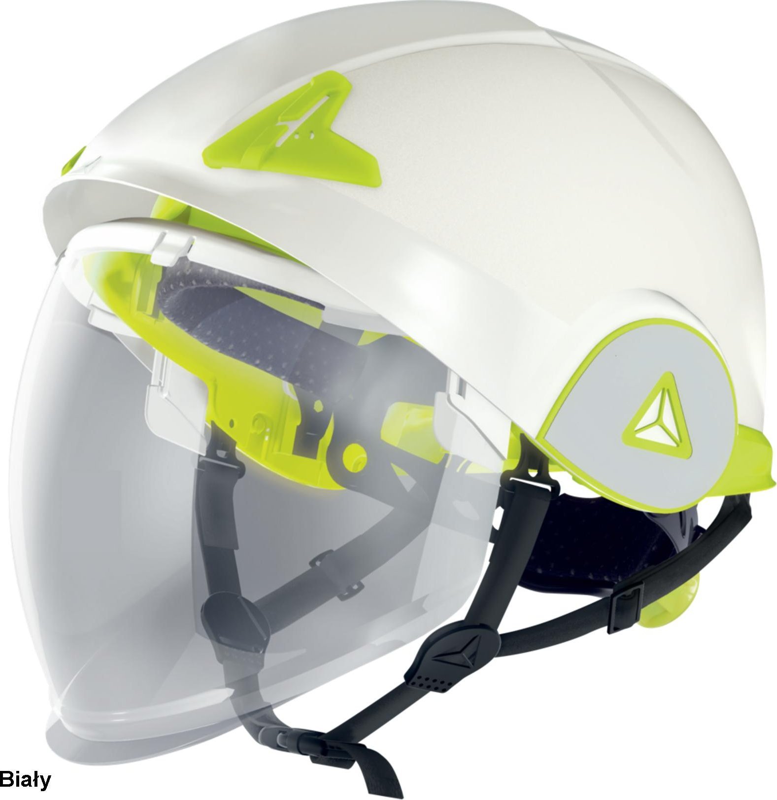 Delta Plus ONYX2 - HEŁM OCHRONNY Z PODWÓJNĄ SKORUPĄ ZE ZINTEGROWANĄ PODNOSZONĄ OSŁONĄ - Regulowany