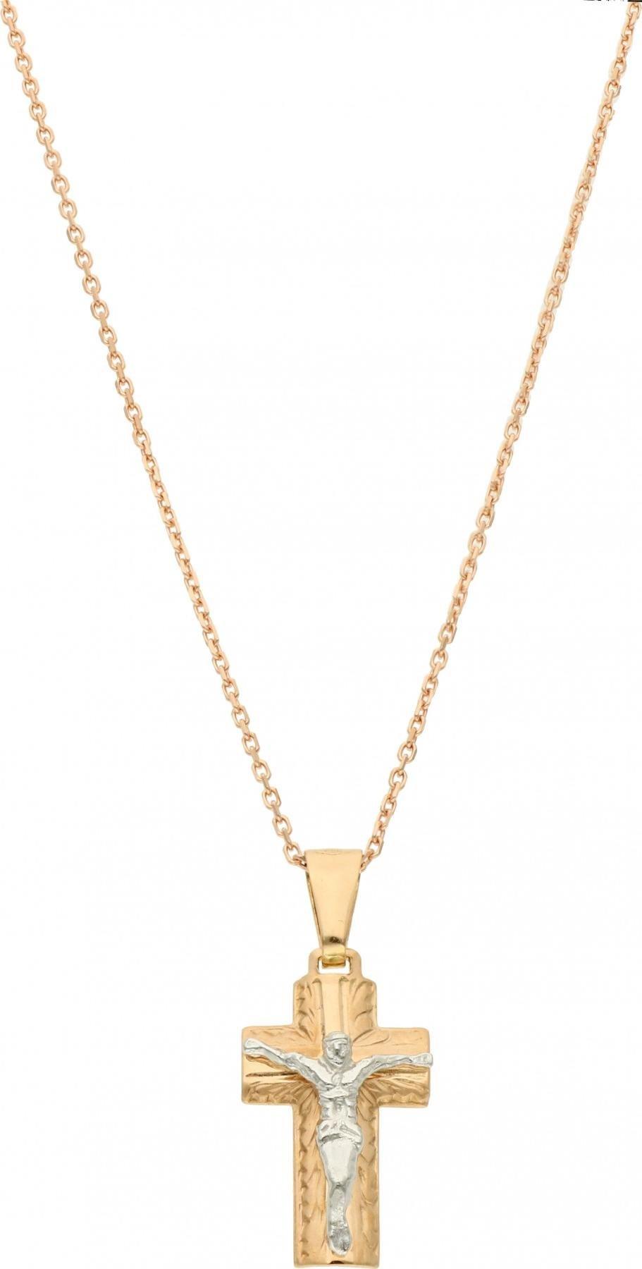 Rosanto Piękny złoty krzyżyk 585 14k