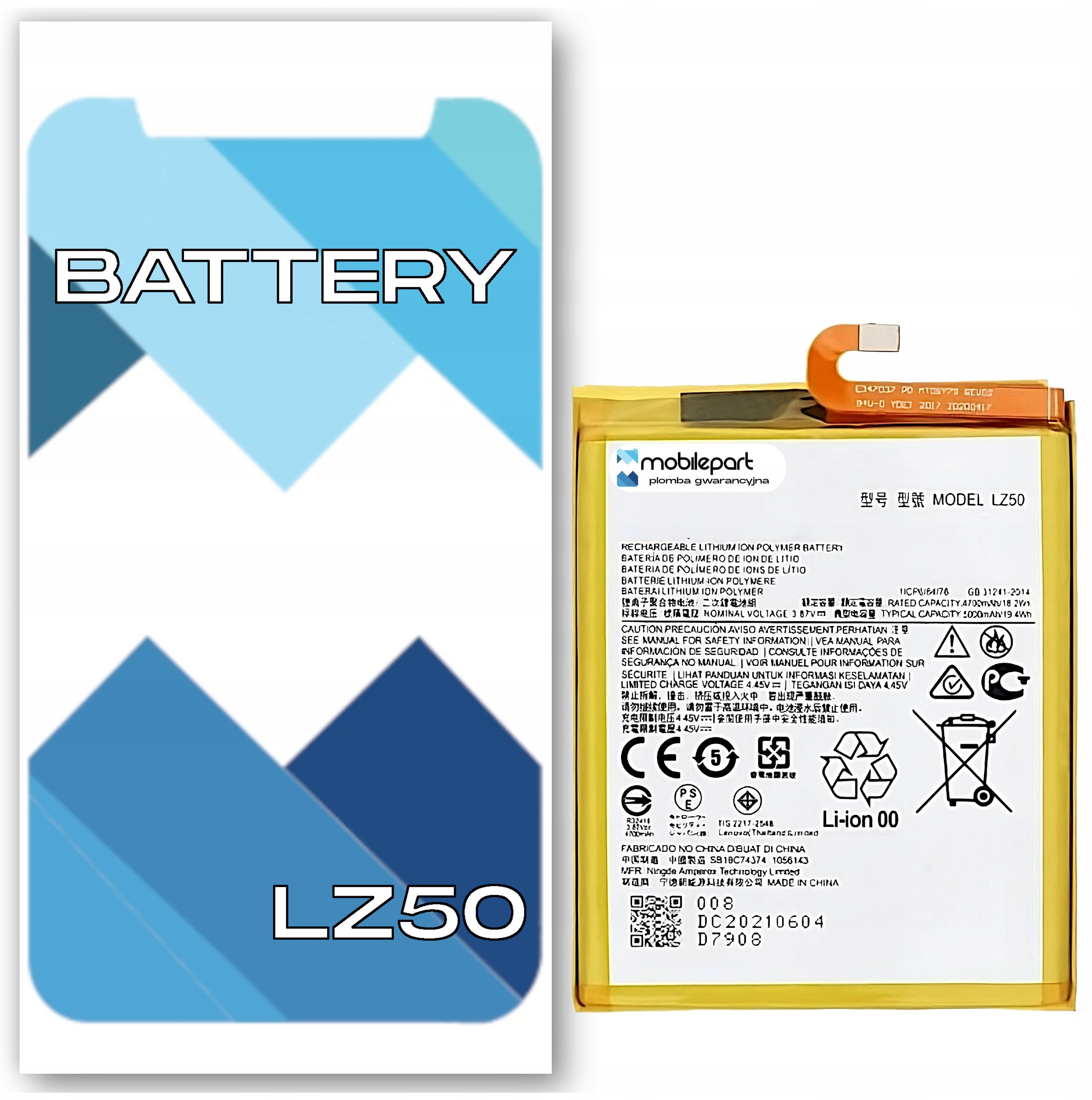 Bateria Mobilepart Bateria do Motorola G100 XT2125 Nowy Akumulator LZ50