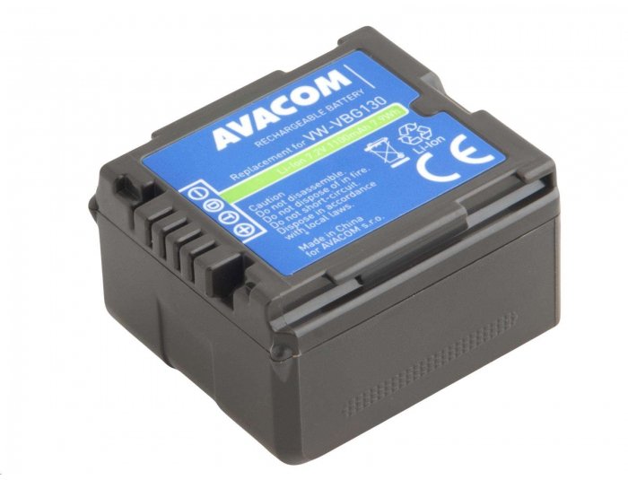 Akumulator Avacom Bateria Panasonic VW-VBG130, DMW-BLA13 Li-Ion 7.2V 1100mAh 7.9Wh (VIPA-G130-B1100)