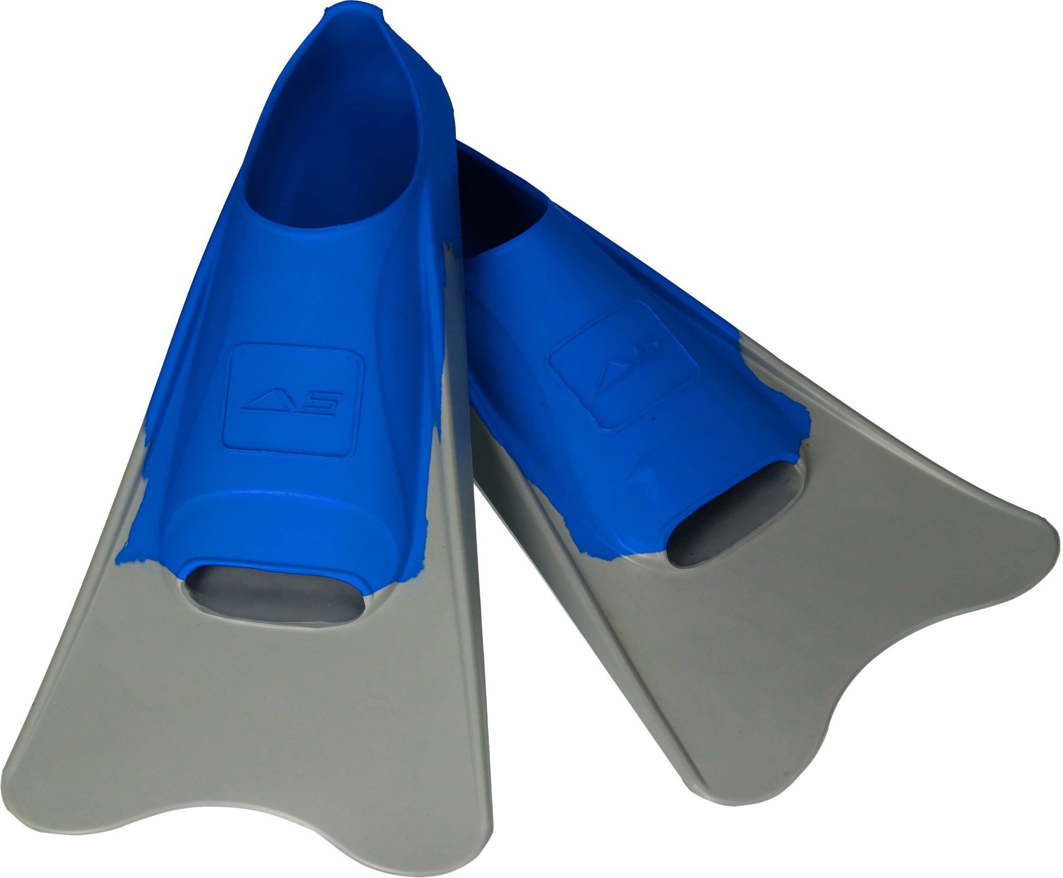 Aqua-Sport Short Fins AQUA BLADE SHORT FINS XL GREY-BLUE AS8015 Size 42-43