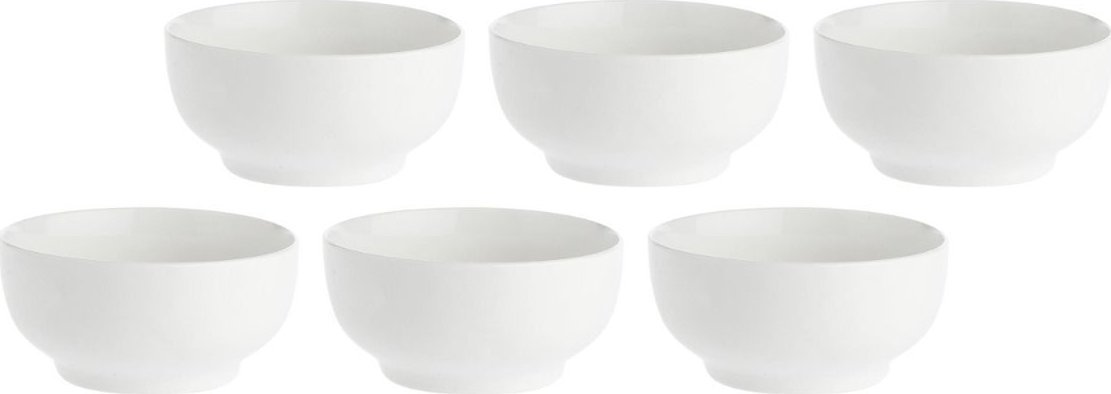 NPC Polska La Porcellana Bianca Zestaw 6 misek do owoców 13 cm ESSENZIALE biały