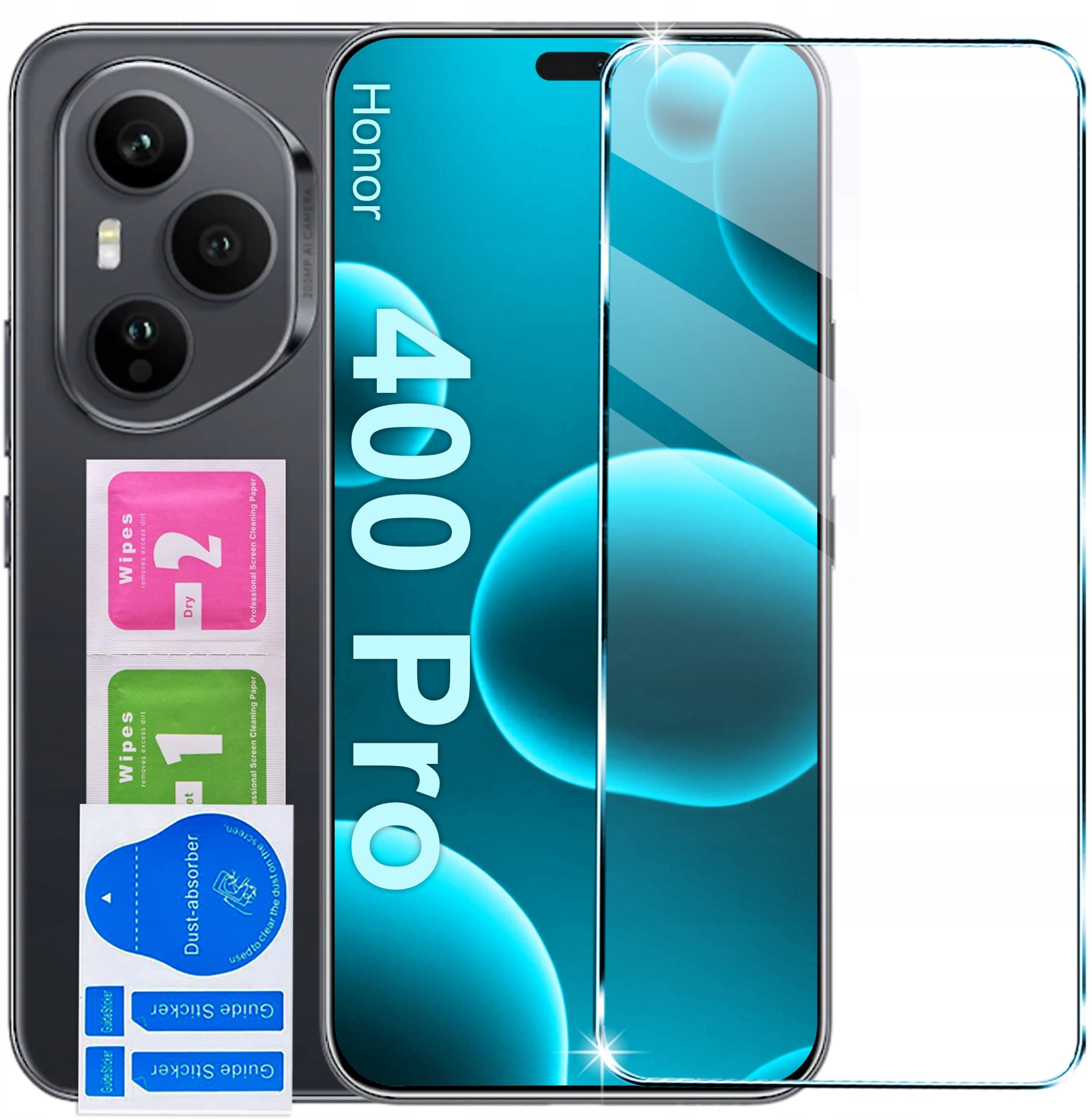 krainaGSM Szkło hartowane 9H Szybka SZKIEŁKO OCHRONNE do Honor 400 Pro