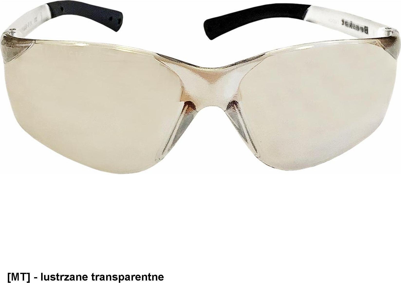 R.E.I.S. MCR-BEARKAT - lustrzane transparentne - OKULARY OCHRONNE.