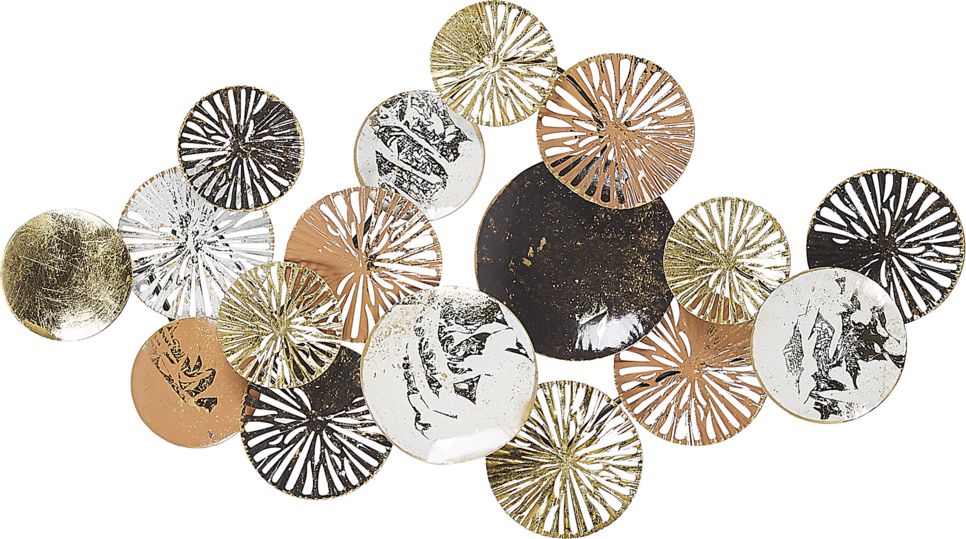 Shumee Dekoracja ścienna złoto-miedziana OSMIUM