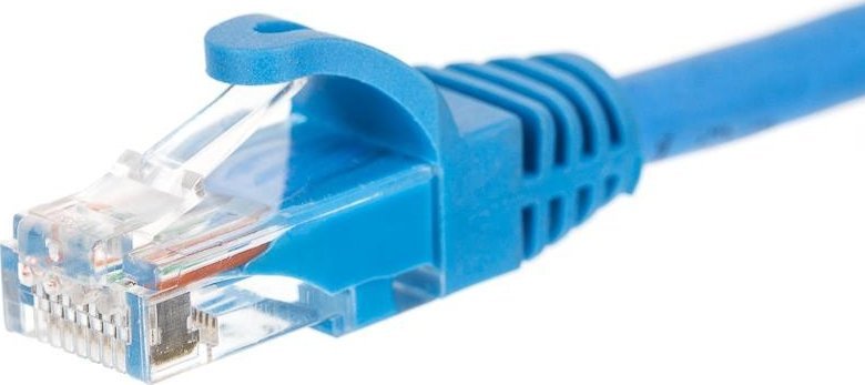 NetRack patchcord RJ45, osłonka zalewana, kat. 6 UTP, 5m niebieski (BZPAT56B)