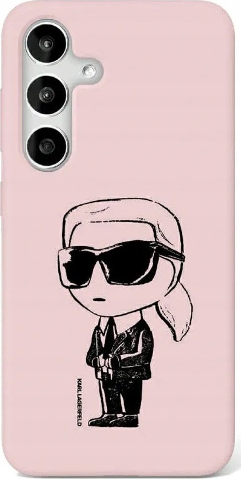 KARL LAGERFELD futerał do SAMSUNG S25 KLHMS25SPNYKGRTP (Magnetic Silicone Graffiti Ikonik) różowy
