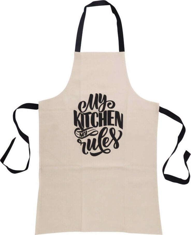 Bawełniany fartuch z nadrukiem, 84 x 60 cm