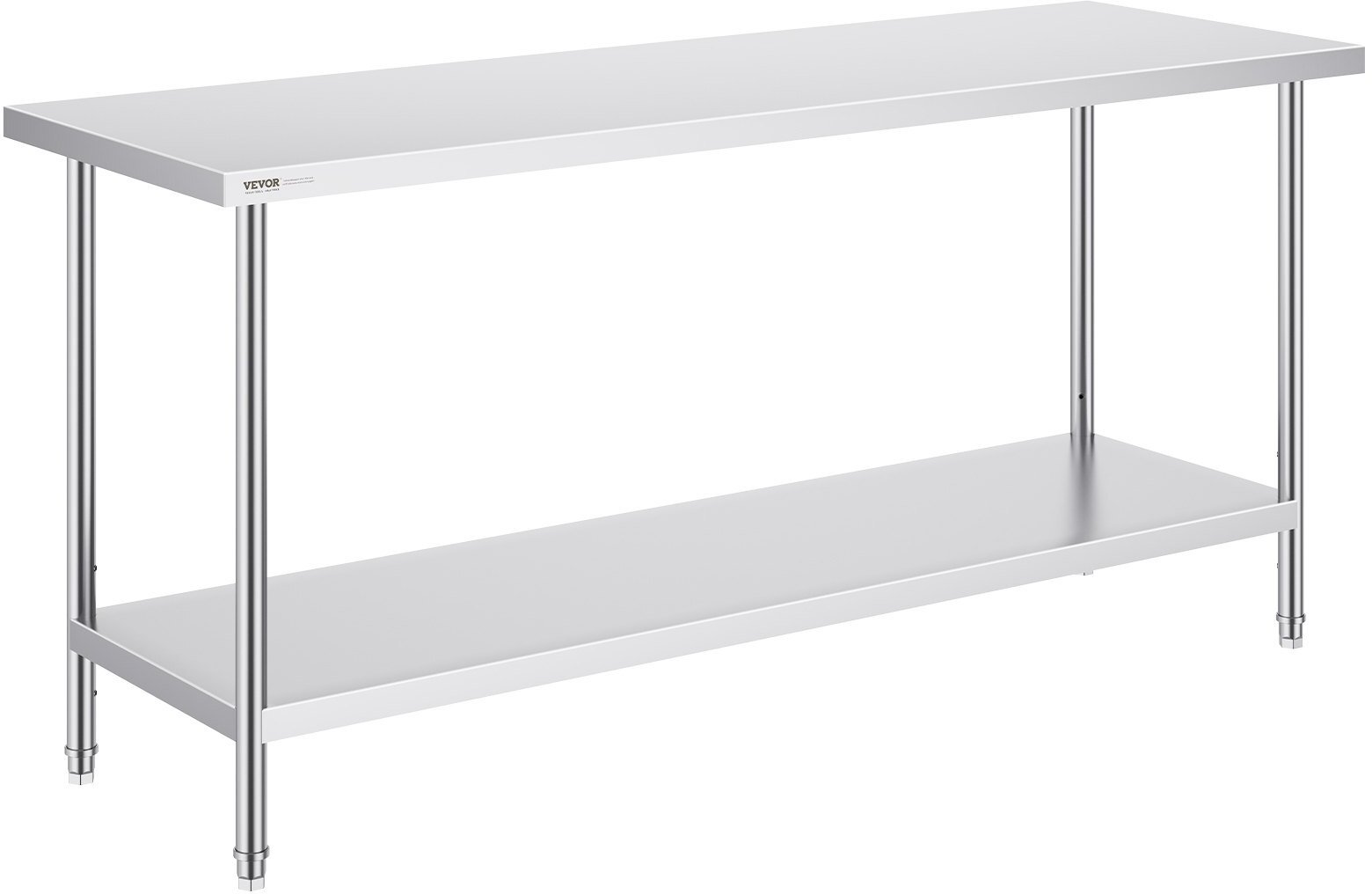 Stół gastronomiczny nierdzewny 60x183cm z półką wolnostojący do restauracji