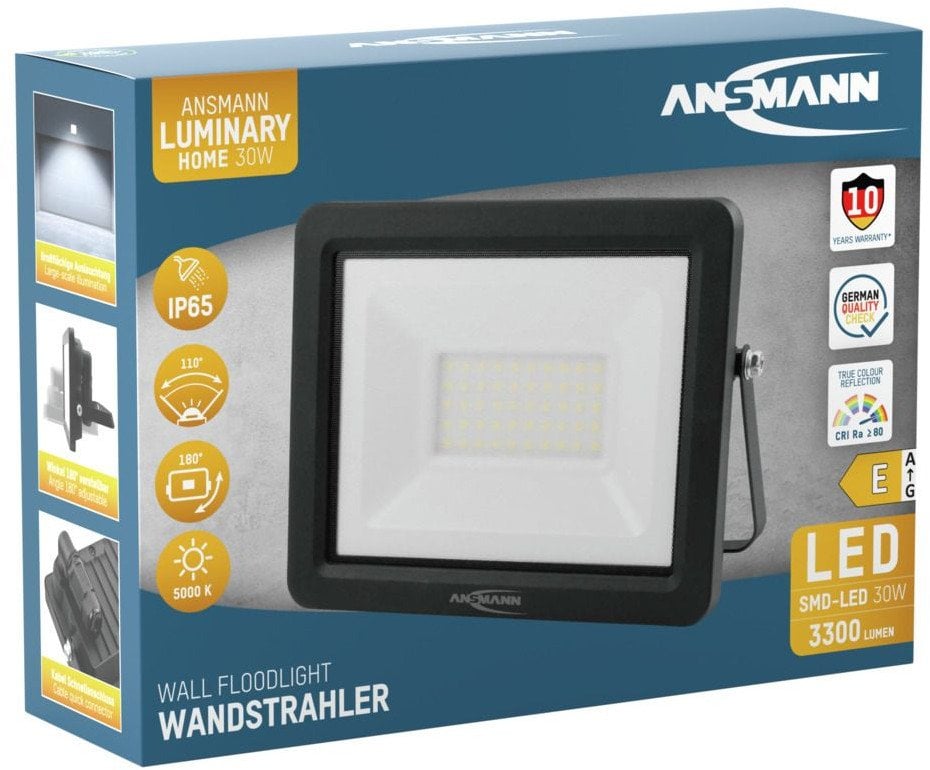 Ansmann WFL30W Czarny LED 30 W