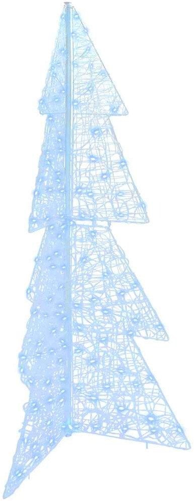 vidaXL Choinka z 160 diodami LED Zimna Biała 150 cm Akryl