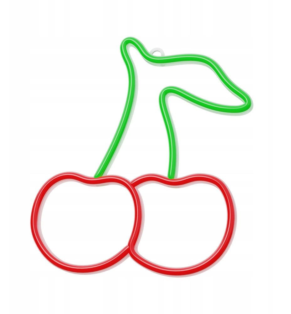 Neon LED CZEREŚNIA zielono czerwona NNE23 Neolia