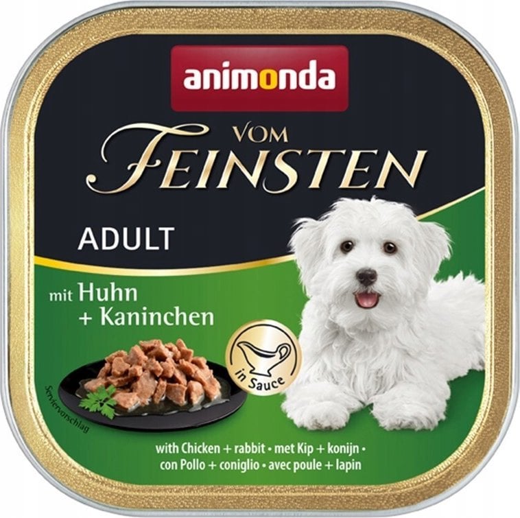 ANIMONDA PIES 150g V.FEIN ADULT KURCZAK + KRÓLIK W SOSIE /22