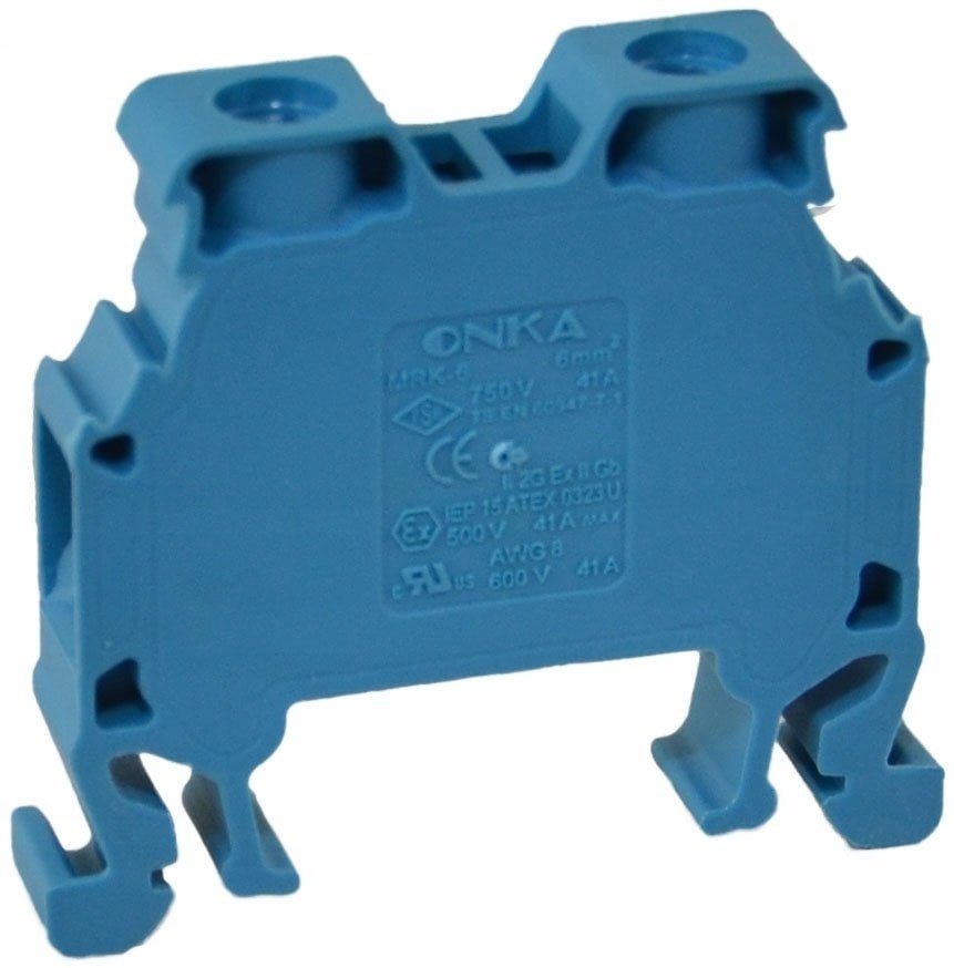 Złączka uniweralna śrubowa MRK 6mm2 niebieska, T0-1035-1010035