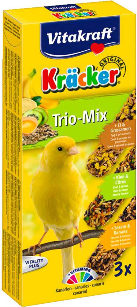 Vitakraft KRACKER KOLBA KANAREK TRIO-MIX JAJA+KIWI+SEZAM+BANAN