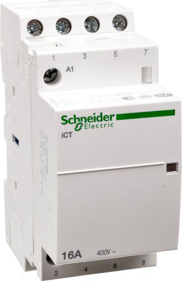 Schneider Electric Stycznik modułowy 16A 4Z 0R 24V AC iCT A9C22114