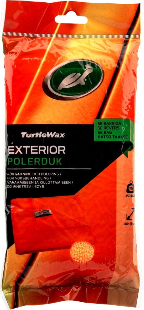 TurtleWax Mikrofiberklud Zewnętrzny 40x40cm - Orange -