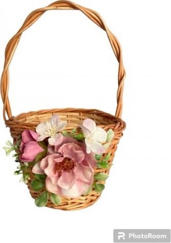 Wnuk Koszyczek Wielkanocny (Taśma/14cm/Kwiat)