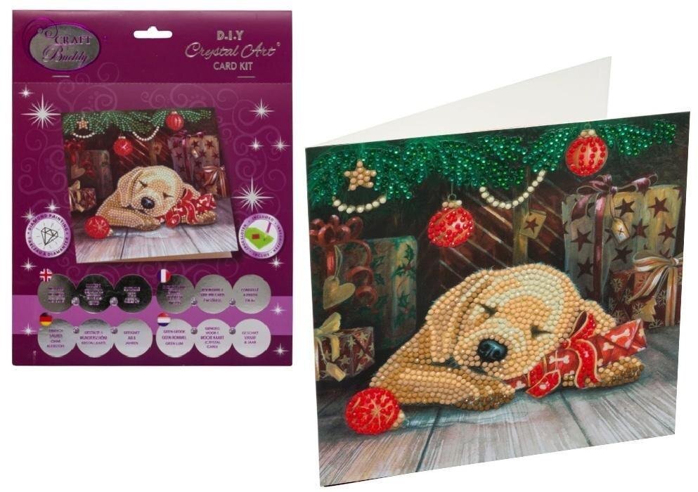 Pro Kids Diamentowa mozaika Śpiący szczeniak 18x18cm