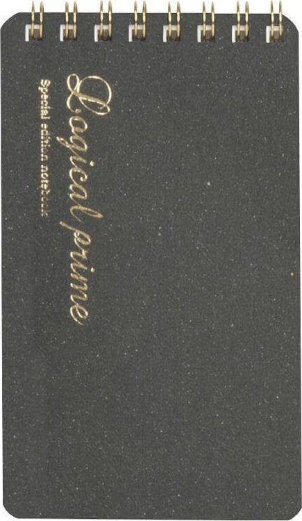 Notatnik A7 kratka Logical Prime SB szary