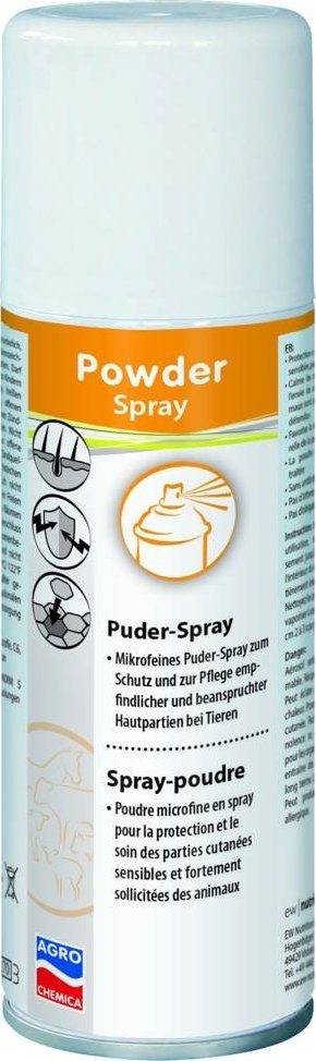 Kerbl Kerbl Mikrodrobny puder w sprayu do ochrony wrażliwych obszarów skóry, Powder Spray 200 ml