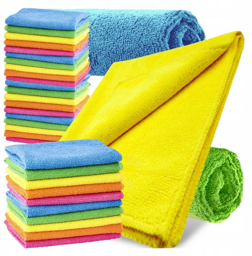 ŚCIERECZKA Z MIKROFIBRY 30x30cm 30 szt. KANZA