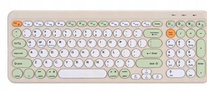 Pełnowymiarowa Bezprzewodowa Klawiatura Bluetooth Mac Windows iOS