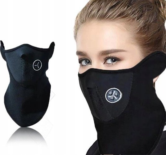 Korbi MASKA KOMINIARKA TERMOAKTYWNA NA ROWER MOTOR TWARZ