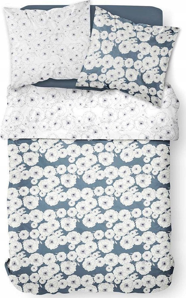 TODAY Pościel bawełniana Poppies Draw, dwustronna, 220 x 240 cm