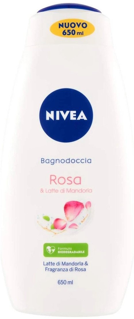 Nivea Bagnodoccia Żel Pod Prysznic Rosa & Latte di Mandorla 650ml