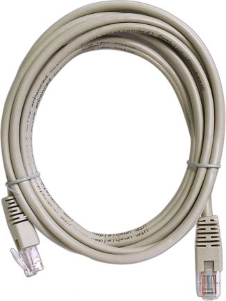 Art Patchcord UTP Cat.5e 3m szary (AL-OEM-302)