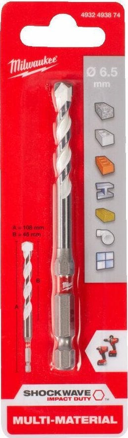 Wiertło Milwaukee MILWAUKEE WIERTŁO UNIWERSALNE 6,5x100mm