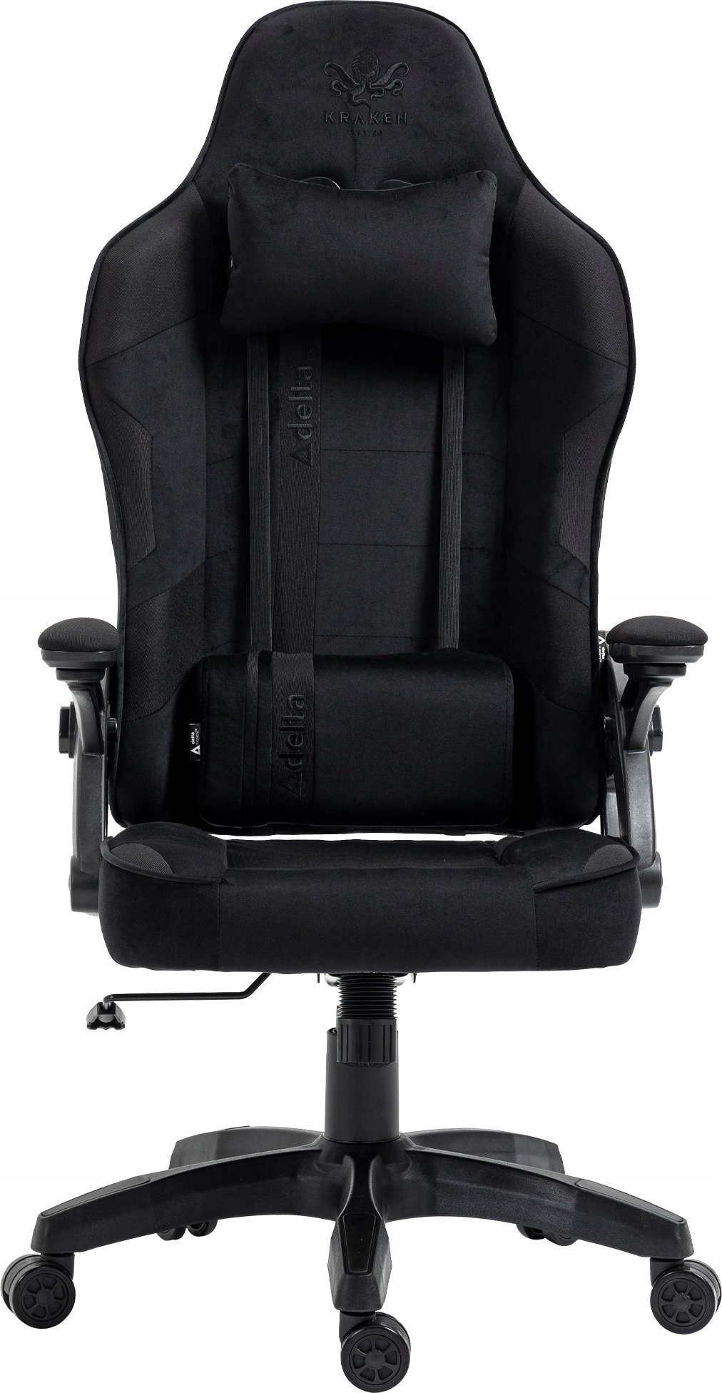 Fotel Kraken FOTEL GRACZA KRAKEN JUPITER CZARNY MATERIAŁ