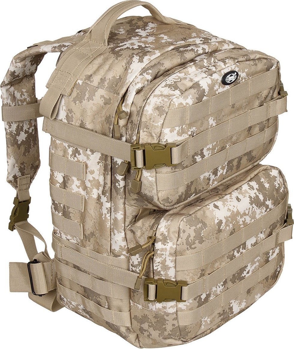 Plecak turystyczny MFH Plecak US Assault II vegetato desert