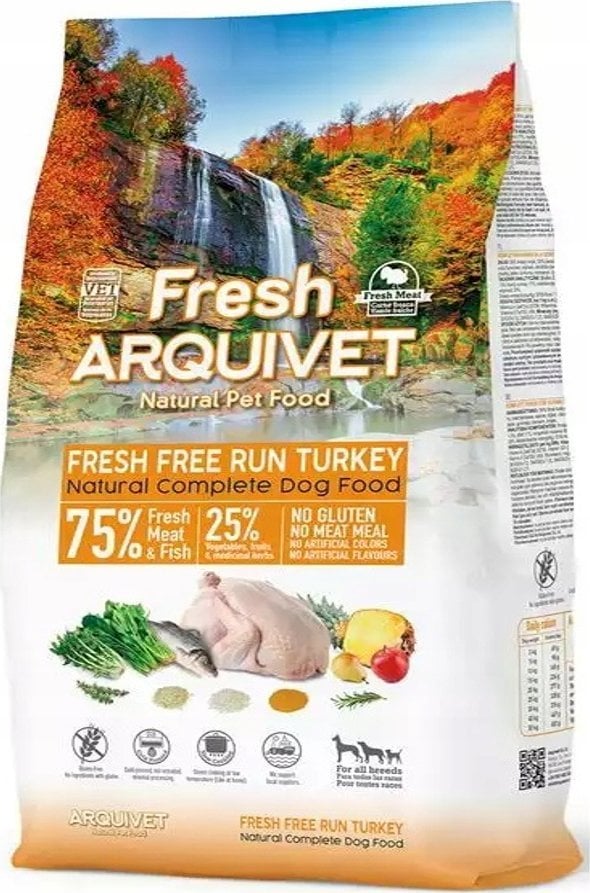 ARQUIVET Arquivet Fresh Półwilgo ryba ocean/indyk pies 10kg