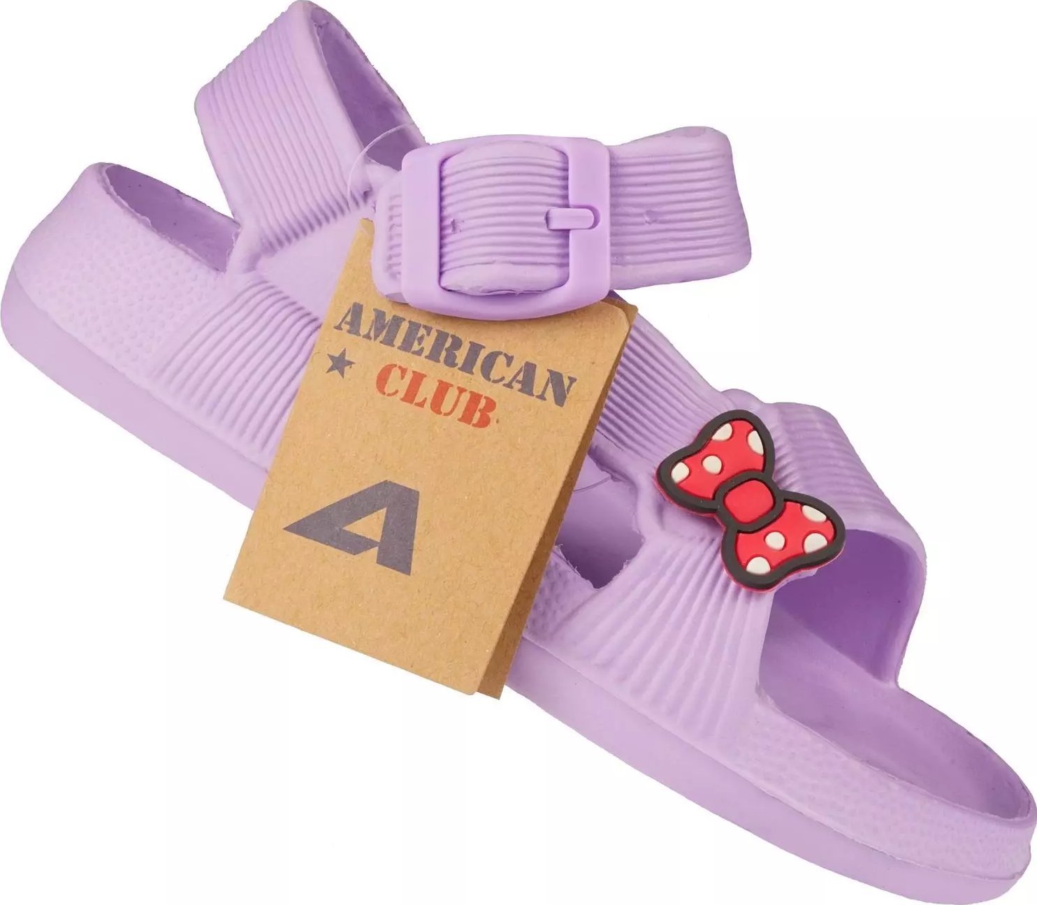 American Club Dziecięce sandały piankowe American Club NH-146/24 fioletowe 28
