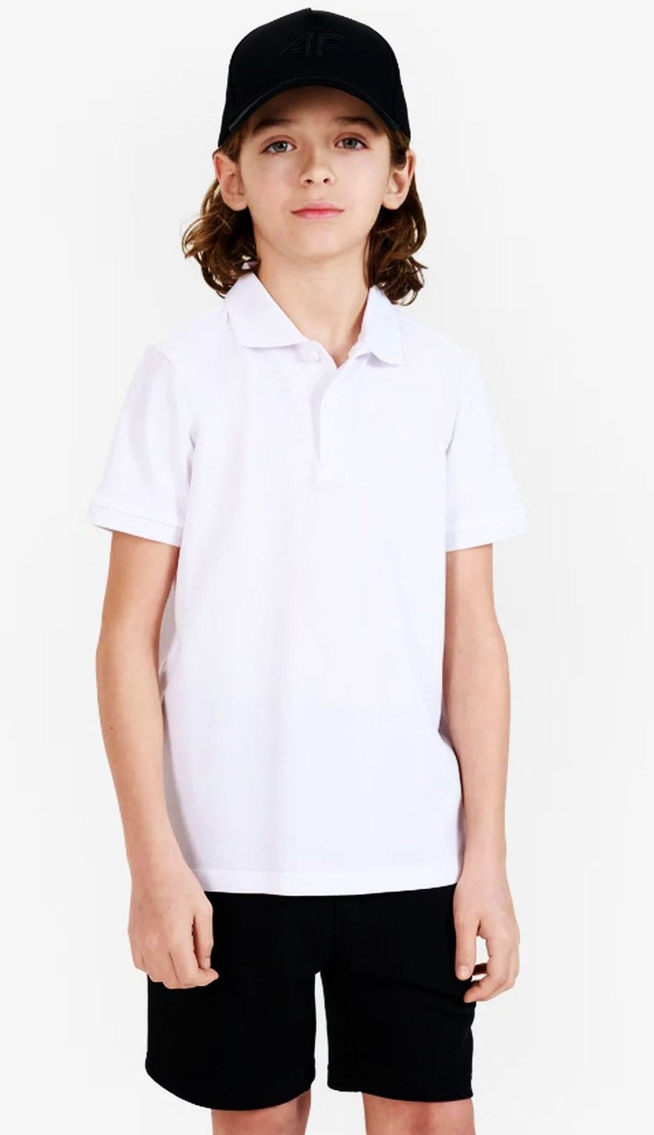 KOSZULKA POLO CHŁOPIĘCA DZIECIĘCA 4F U513 POLÓWKA