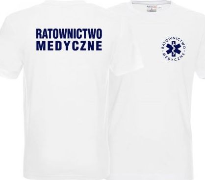 LPP - Promostars Koszulka męska RATOWNICTWO MEDYCZNE biała