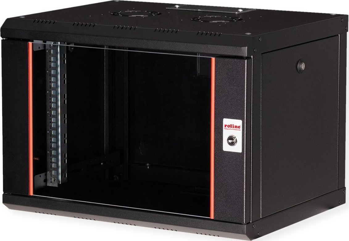 Roline Wandgeh�use Pro 48,26cm 19Zoll 7 HE 600x450 BxT schwarz