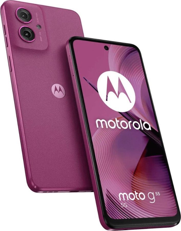 Smartfon Motorola Moto G55 5G 8/256GB Twilight Purple (PAXT0019PL)