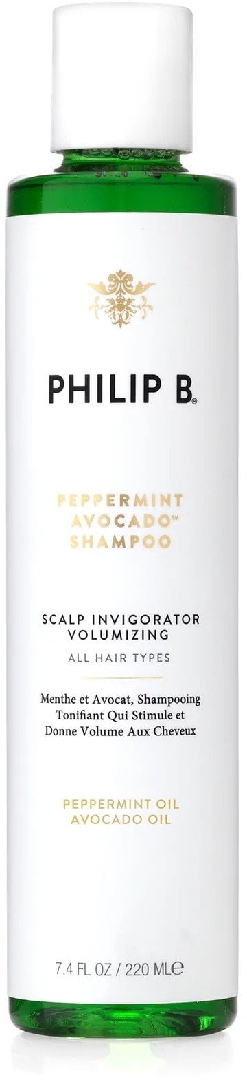 Philip B. Peppermint & Avocado Volumizing & Clarifying Shampoo 220 ml