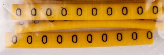 Ergom Oznacznik przewodów OZ-0 / O żółty 100szt. (E04ZP-01020103700)