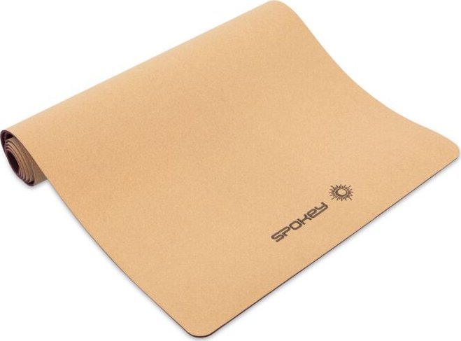 Spokey Mata treningowa Savasana 183 cm x 61 cm x 0.4 cm beżowa