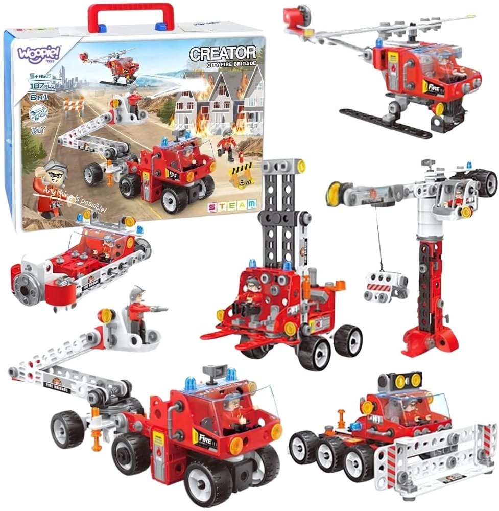 WOOPIE Zestaw Konstrukcyjny Creator City Fire Brigade